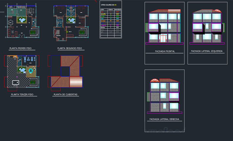 دانلود فایل اتوکد پروژه کلاب هاوس DWG | Club House Project Free DWG برای AutoCAD